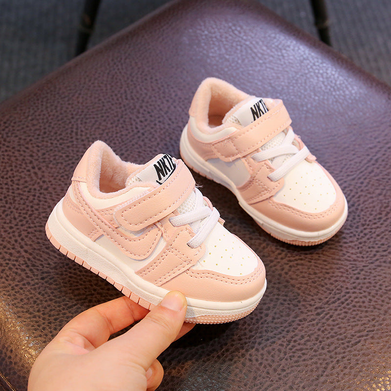 Children's Sneakers Spring And Autumn Children's Sports Shoes Boys Baby Shoes Casual Shoes Girls White Shoes