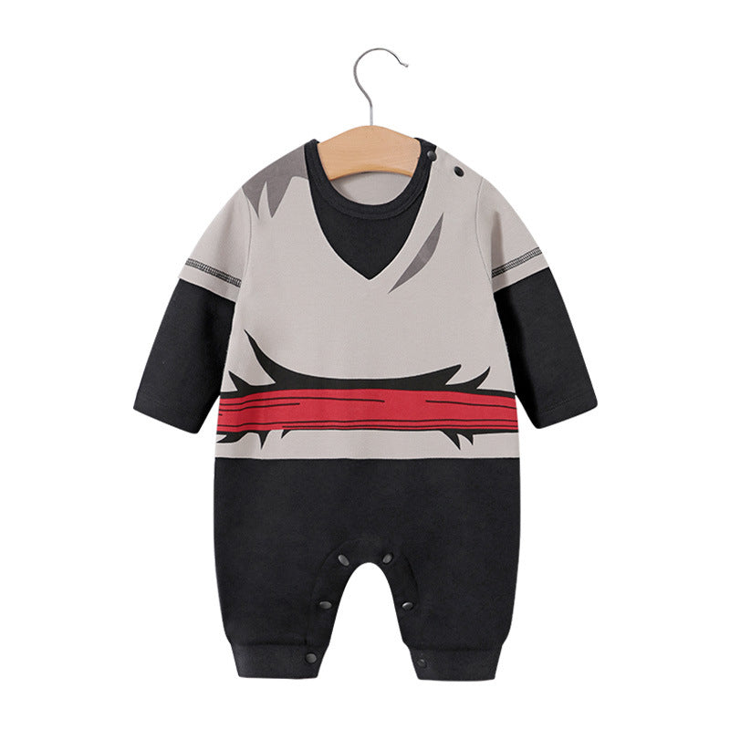 Anime Baby Jumpsuit, Baby Long Sleeved Clothes, Crawling Suit, Newborn Jumpsuit