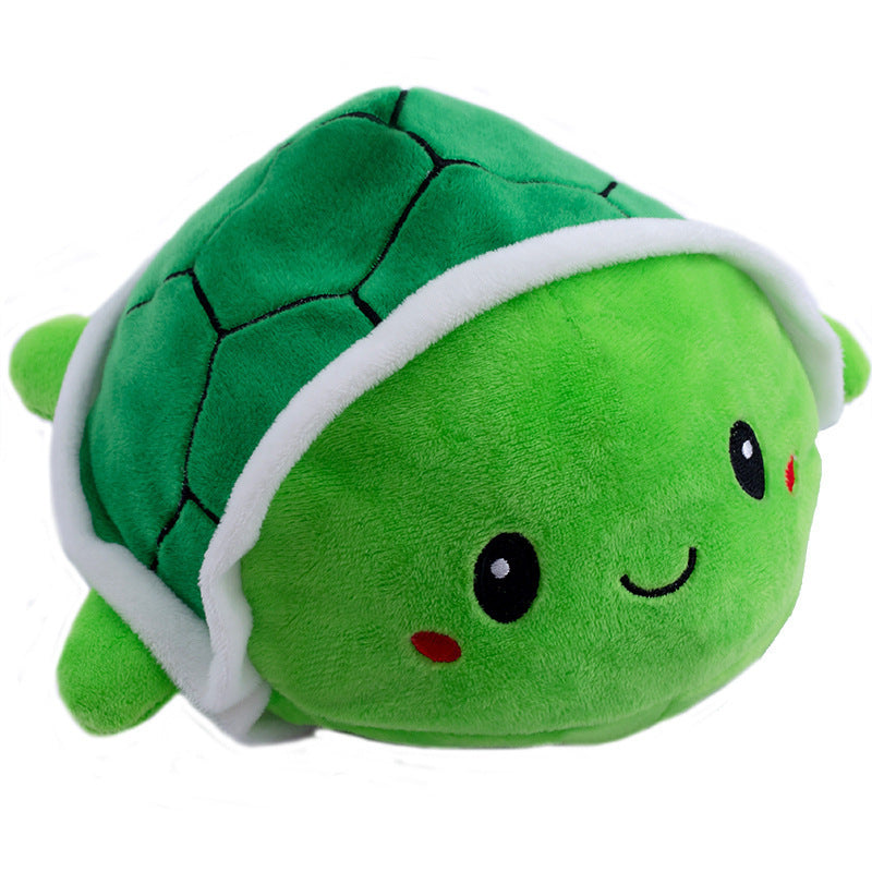 Flip Little Turtle Plush Toy Doll Double-sided Octopus Doll Flip Side Doll Toy