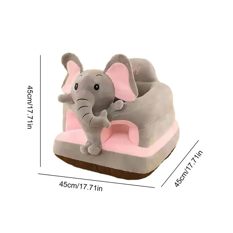 Toddler Sitting Chair Animal Shaped Sofa Support Sitting Seat For Toddler Plush Floor Seats Toddler Sit Up Chair For Children