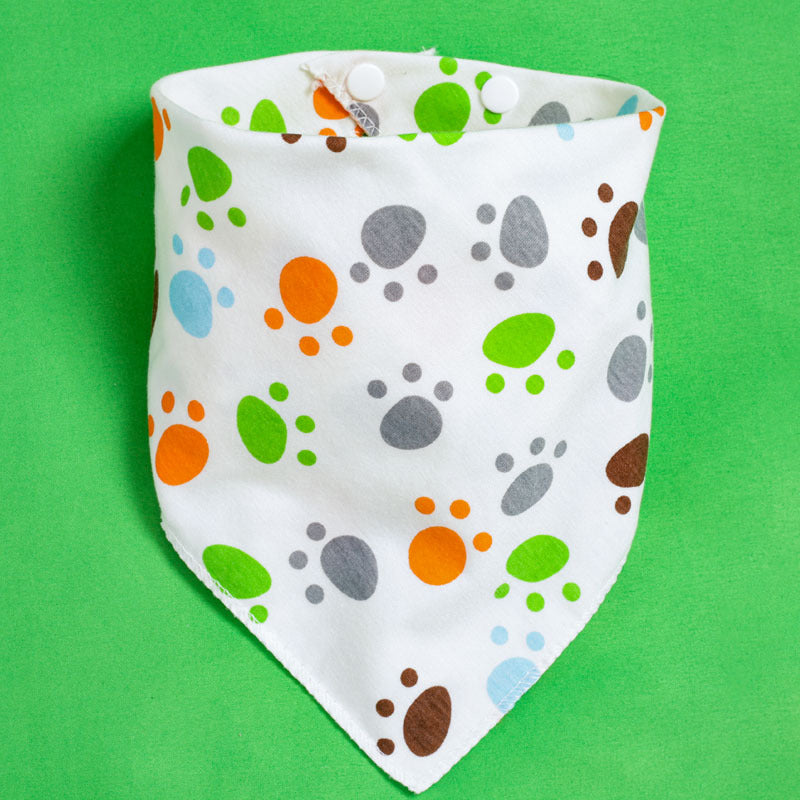 Baby Drooling Towel Baby Triangle Towel Double Layer According To The Buckle Newborn Children's Headscarf Bib Scarf