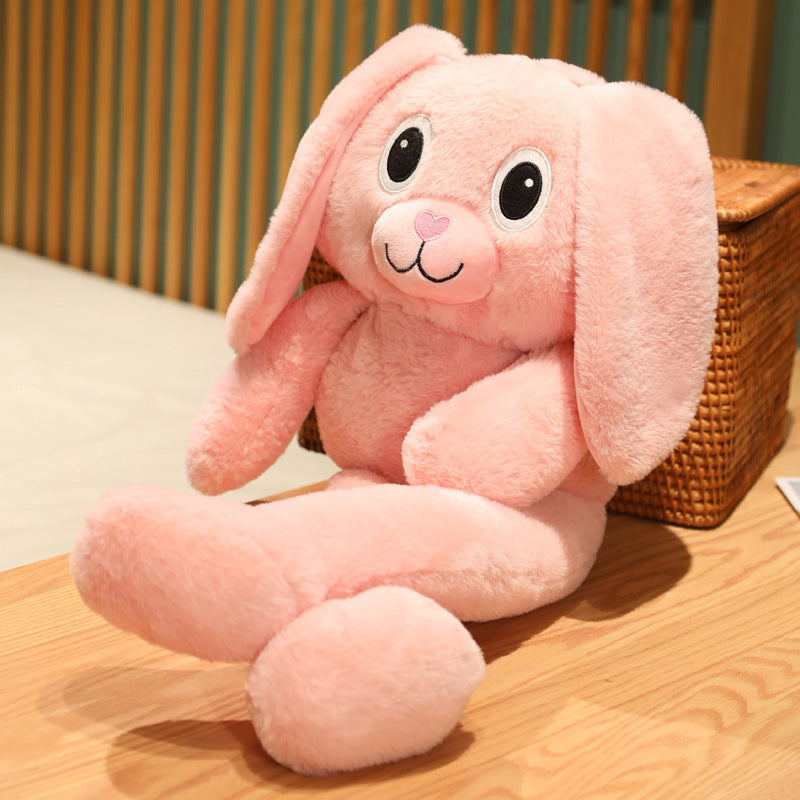 Long Legged Bear Long Ear Rabbit Plush Toy Stretchable Ear Rabbit Doll