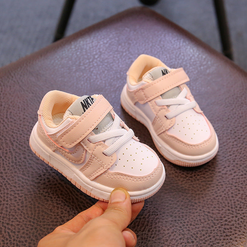 Children's Sneakers Spring And Autumn Children's Sports Shoes Boys Baby Shoes Casual Shoes Girls White Shoes