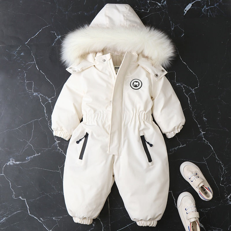 Baby Ski Suit One-Piece Suit Baby Climbing Suit Romper Winter New Children's One-Piece Suit