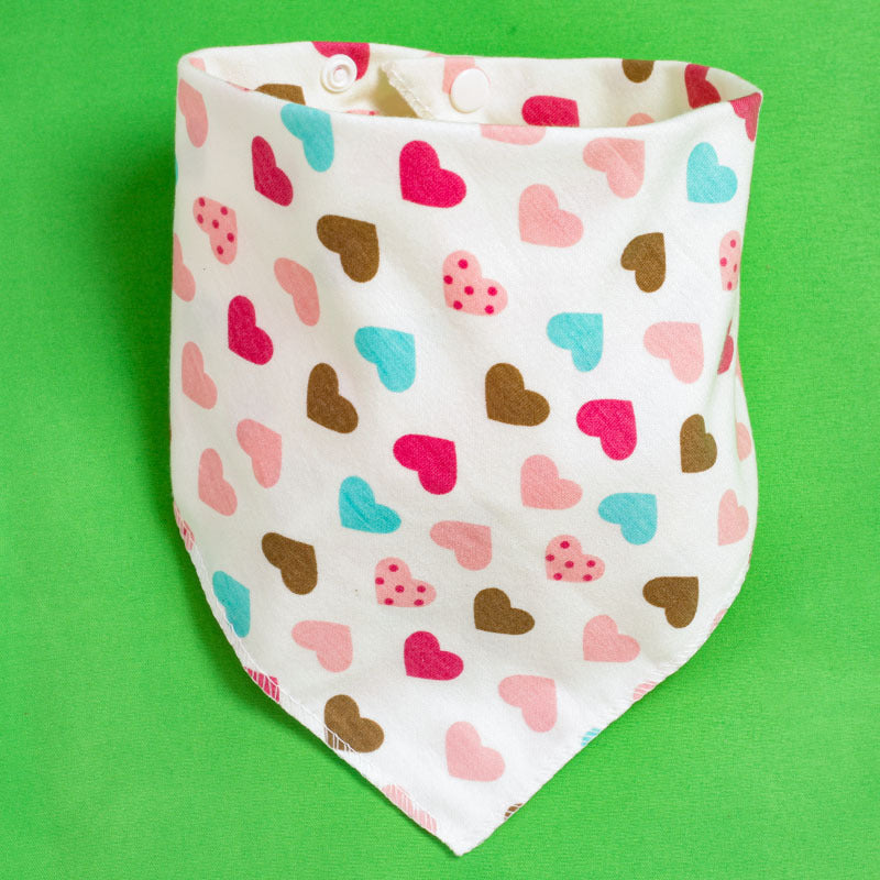 Baby Drooling Towel Baby Triangle Towel Double Layer According To The Buckle Newborn Children's Headscarf Bib Scarf