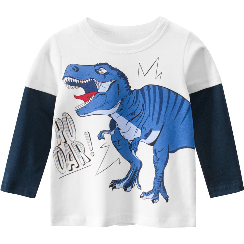 Baby clothes, boys' base shirt, children's long sleeved T-shirt