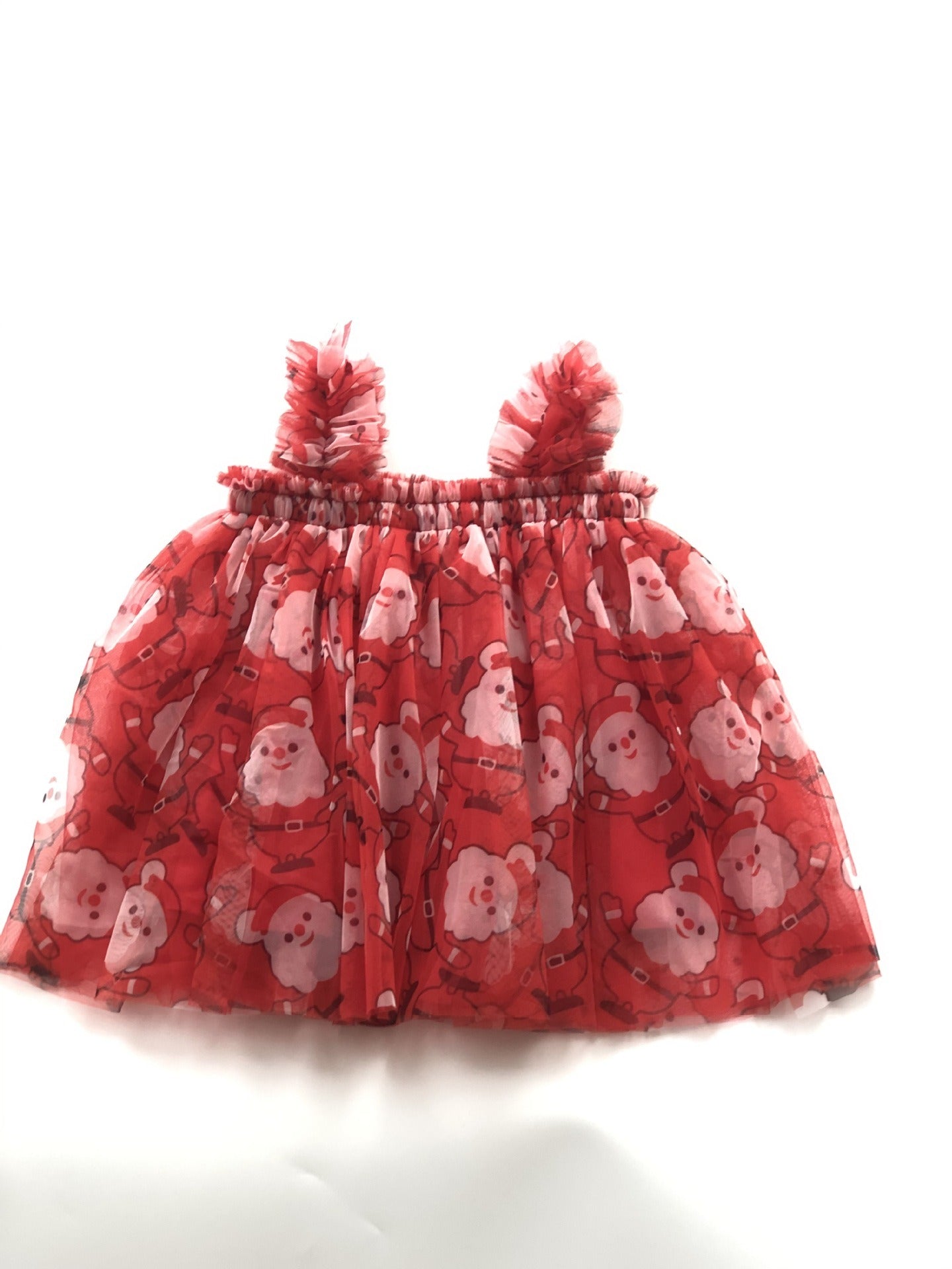 New embroidered mesh suspender dress for girls strapless fluffy princess dress