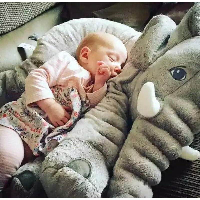 Popular Elephant Doll WeChat Same Plush Toy Comfort Pillow for Sleeping Dolls Baby Sleeping Pillow