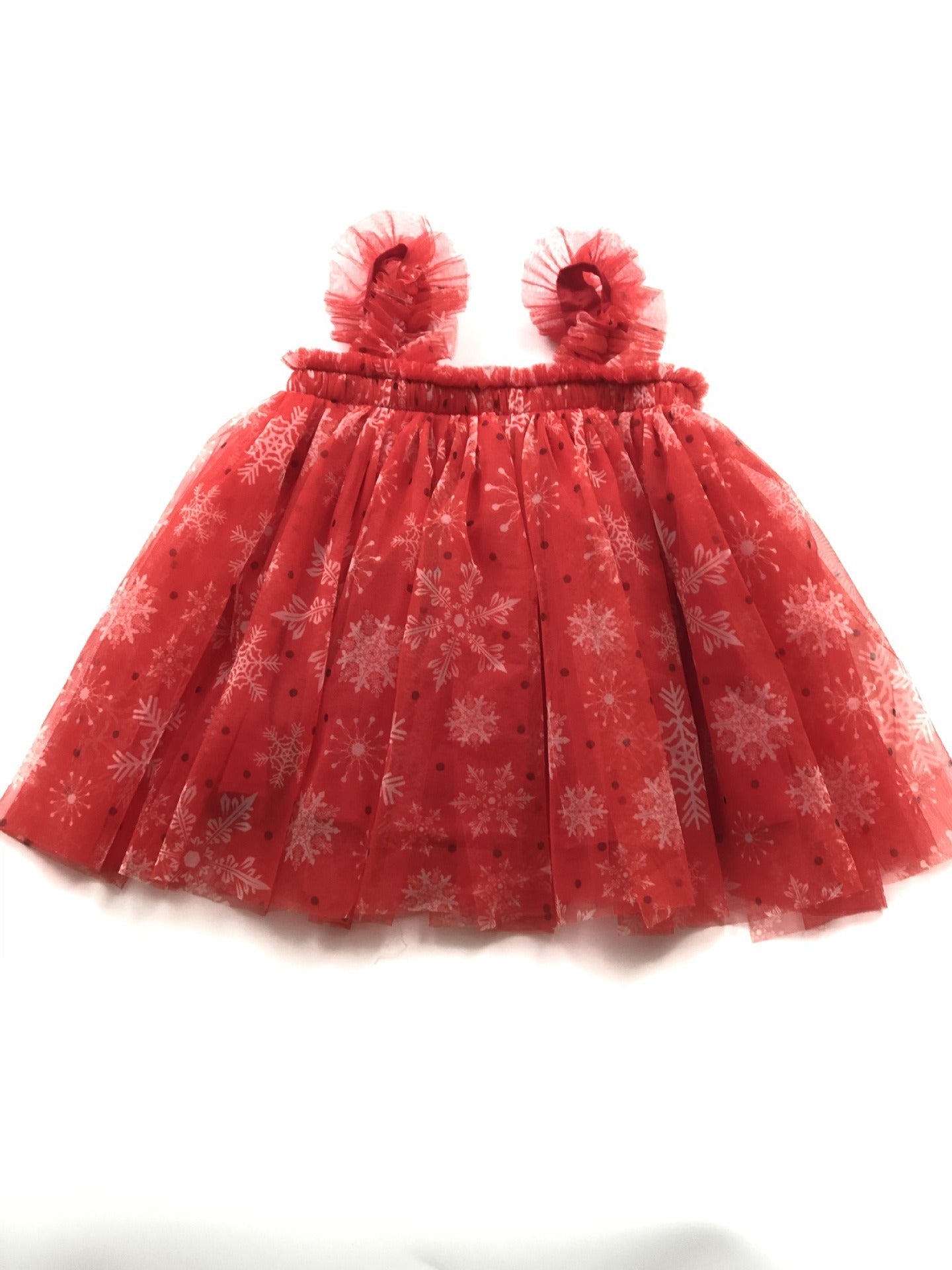 New embroidered mesh suspender dress for girls strapless fluffy princess dress