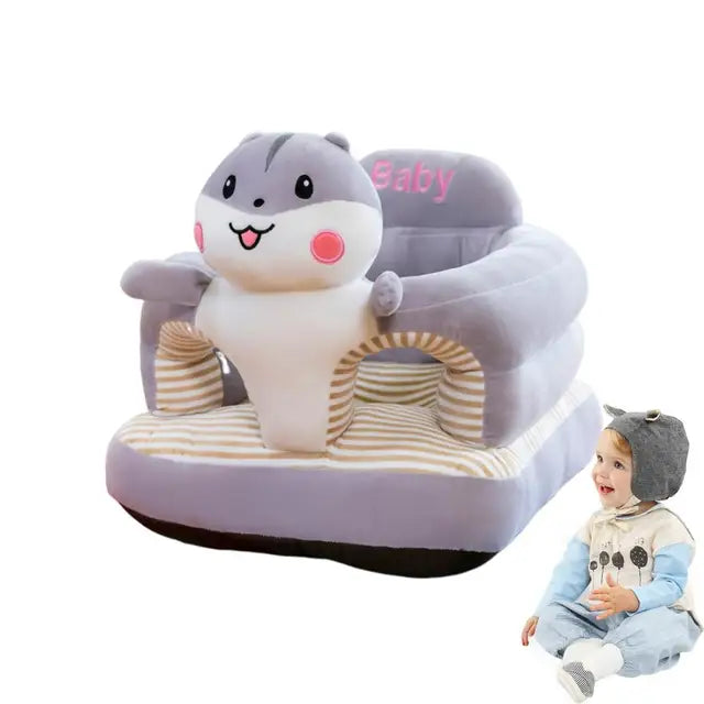 Toddler Sitting Chair Animal Shaped Sofa Support Sitting Seat For Toddler Plush Floor Seats Toddler Sit Up Chair For Children