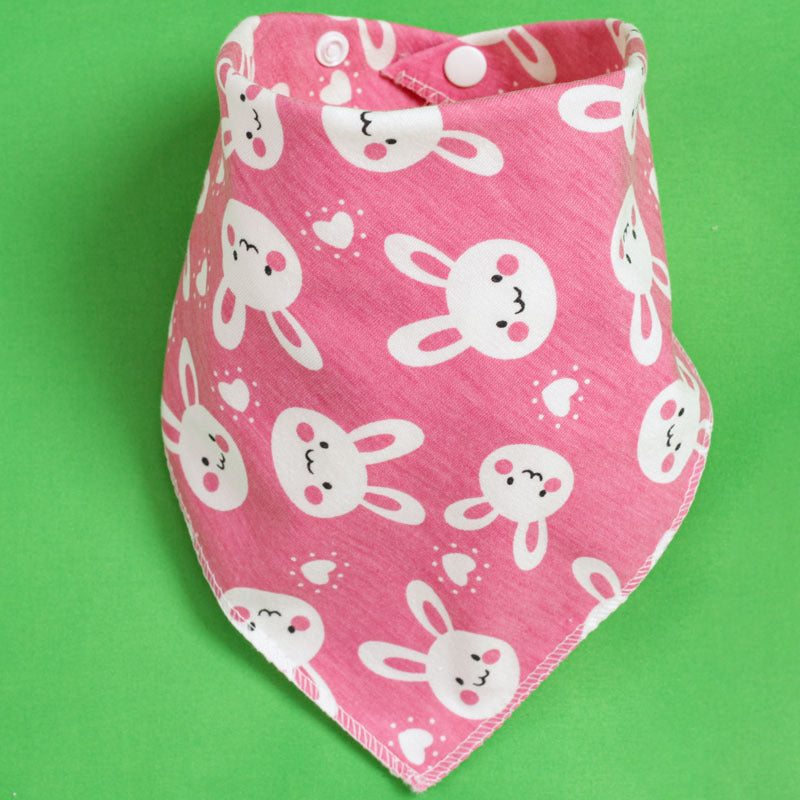 Baby Drooling Towel Baby Triangle Towel Double Layer According To The Buckle Newborn Children's Headscarf Bib Scarf